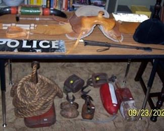 Equestrian and nautical items