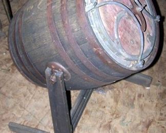 Barrel butter churn
