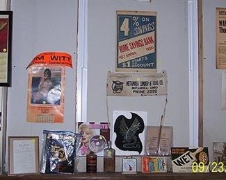 Marilyn Monroe calendar, local memorabilia