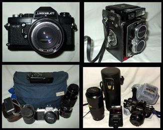 Lindenblatt, Yashika LM, Nikon and Minolta Cameras 