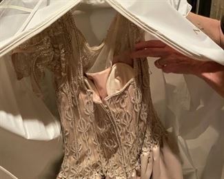 Bob Mackie gown and 2 wedding gowns
