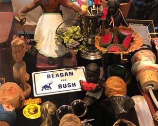 All the pretty things are up front with Lila and Linda.. an assortment of&nbsp;Sterling Frames to Costume Jewelry.. .925 Jewelry to 14k, 18k and 22k, Trio 18k Brooch, Concord 18k watch, Judith Leiber Combs, Tory Burch, Dolce and Gabbana, Henri Bendel, Velatti, Elaine Coyne, Estée Lauder decorative compacts, Matt Mitchell, Leslie Block and Elizabeth Showers, James Reid 925 belt, Lagos Caviar, David Yurman, Bent Knudsen, Native American Navajo storyteller KK bracelet, 970 sterling Tuka cuff bangle,&nbsp; Nikken, Elliot Chandler, Dulce, Lalique butterfly pendant, M & J Savitt, Women's Movado watch, Los Ballesteros Cuff bracelet, Zuni, Lupe Romero Taos ring, T. Foree, Vintage Squash blossom, Navajo Helen Chee necklace, W. Dodson Belt buckle, Omar Thompson, Emma Lincoln, Chili Rose, Glass Blue Bird of Happiness Lee Ward 1990, Cinnabar bangle bracelet,&nbsp;George Jensen Silver, Baccarrat, Daum, Escada belt, Ralph Lauren, Valentino scarf, Escada scarf, Halston scarf,&nbsp;Moschino, Ferragamo, Hermes, Escada, YS