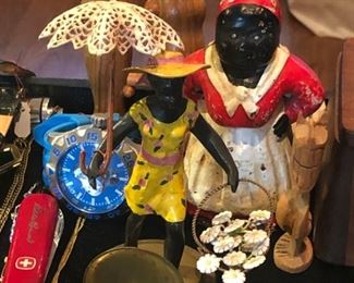 All the pretty things are up front with Lila and Linda.. an assortment of&nbsp;Sterling Frames to Costume Jewelry.. .925 Jewelry to 14k, 18k and 22k, Trio 18k Brooch, Concord 18k watch, Judith Leiber Combs, Tory Burch, Dolce and Gabbana, Henri Bendel, Velatti, Elaine Coyne, Estée Lauder decorative compacts, Matt Mitchell, Leslie Block and Elizabeth Showers, James Reid 925 belt, Lagos Caviar, David Yurman, Bent Knudsen, Native American Navajo storyteller KK bracelet, 970 sterling Tuka cuff bangle,&nbsp; Nikken, Elliot Chandler, Dulce, Lalique butterfly pendant, M & J Savitt, Women's Movado watch, Los Ballesteros Cuff bracelet, Zuni, Lupe Romero Taos ring, T. Foree, Vintage Squash blossom, Navajo Helen Chee necklace, W. Dodson Belt buckle, Omar Thompson, Emma Lincoln, Chili Rose, Glass Blue Bird of Happiness Lee Ward 1990, Cinnabar bangle bracelet,&nbsp;George Jensen Silver, Baccarrat, Daum, Escada belt, Ralph Lauren, Valentino scarf, Escada scarf, Halston scarf,&nbsp;Moschino, Ferragamo, Hermes, Escada, YS