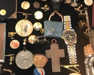 All the pretty things are up front with Lila and Linda.. an assortment of&nbsp;Sterling Frames to Costume Jewelry.. .925 Jewelry to 14k, 18k and 22k, Trio 18k Brooch, Concord 18k watch, Judith Leiber Combs, Tory Burch, Dolce and Gabbana, Henri Bendel, Velatti, Elaine Coyne, Estée Lauder decorative compacts, Matt Mitchell, Leslie Block and Elizabeth Showers, James Reid 925 belt, Lagos Caviar, David Yurman, Bent Knudsen, Native American Navajo storyteller KK bracelet, 970 sterling Tuka cuff bangle,&nbsp; Nikken, Elliot Chandler, Dulce, Lalique butterfly pendant, M & J Savitt, Women's Movado watch, Los Ballesteros Cuff bracelet, Zuni, Lupe Romero Taos ring, T. Foree, Vintage Squash blossom, Navajo Helen Chee necklace, W. Dodson Belt buckle, Omar Thompson, Emma Lincoln, Chili Rose, Glass Blue Bird of Happiness Lee Ward 1990, Cinnabar bangle bracelet,&nbsp;George Jensen Silver, Baccarrat, Daum, Escada belt, Ralph Lauren, Valentino scarf, Escada scarf, Halston scarf,&nbsp;Moschino, Ferragamo, Hermes, Escada, YS