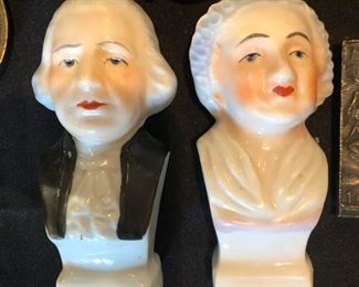 George and Martha Washington Salt & Pepper Shakers.
