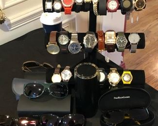 ** Security video surveillance systems are set up at each sale for our clients security and yours. Fine jewelry is removed from property until day of sale.**         All the pretty things are up front with Lila and Linda.. an assortment of&nbsp;Sterling Frames to Costume Jewelry.. .925 Jewelry to 14k, 18k and 22k, Trio 18k Brooch, Concord 18k watch, Judith Leiber Combs, Tory Burch, Dolce and Gabbana, Henri Bendel, Velatti, Elaine Coyne, Estée Lauder decorative compacts, Matt Mitchell, Leslie Block and Elizabeth Showers, James Reid 925 belt, Lagos Caviar, David Yurman, Bent Knudsen, Native American Navajo storyteller KK bracelet, 970 sterling Tuka cuff bangle,&nbsp; Nikken, Elliot Chandler, Dulce, Lalique butterfly pendant, M & J Savitt, Women's Movado watch, Los Ballesteros Cuff bracelet, Zuni, Lupe Romero Taos ring, T. Foree, Vintage Squash blossom, Navajo Helen Chee necklace, W. Dodson Belt buckle, Omar Thompson, Emma Lincoln, Chili Rose, Glass Blue Bird of Happiness Lee Ward 1990, Cinnabar ba