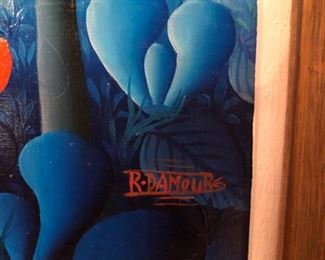 Original Oil on Board by Artist Robert Damour 12”x16”.