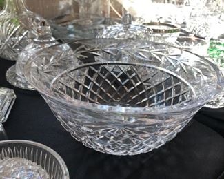 Some Cut Crystal to etched glass, Lalique, American Brilliant, Czech Crystal to Stuben and more.. Waterford Crystal glasses: Colleen, Marquis by Waterford, Tankard Mugs, Fluted Champagne Heart and others..