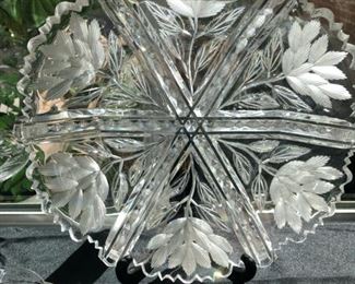 Some Cut Crystal to etched glass, Lalique, American Brilliant, Czech Crystal to Stuben and more.. Waterford Crystal glasses: Colleen, Marquis by Waterford, Tankard Mugs, Fluted Champagne Heart and others..