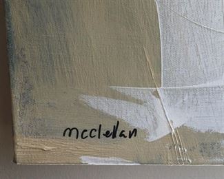 Original Contemporary Abstract Color Composition by local artist Bryan McClellan~ 60”x48” Acrylic on Canvas.