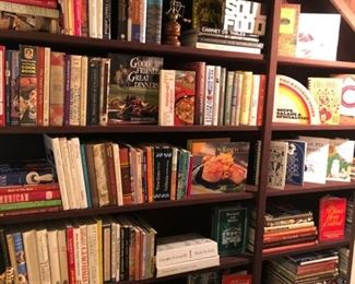 Largest collection of cookbooks we've ever had! 