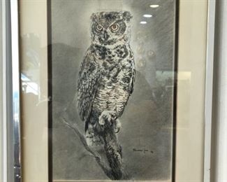 Original Pencil Drawing by Richard Lane circa 1970's.