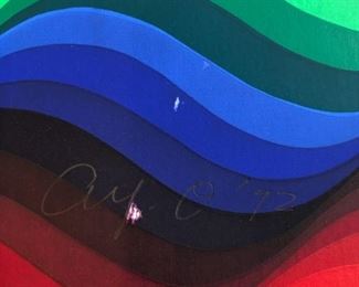  Neiman Marcus catalog 1972 Artist Proof by Japanese artist Takao Lijima.