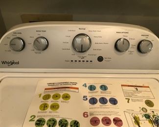 Whirlpool Washer & Dryer..