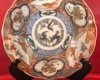 Japanese Imari Plates Meiji period (Pair)