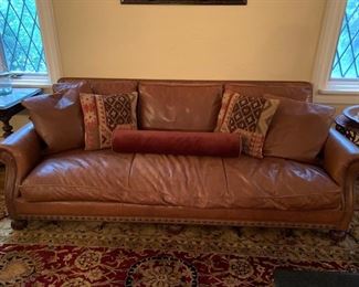 Pair of Ralph Lauren Leather Couches