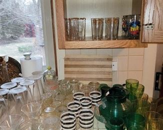 Vintage glassware