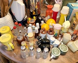 Vintage salt and pepper shakers