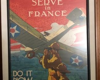 Original Military propaganda poster 
