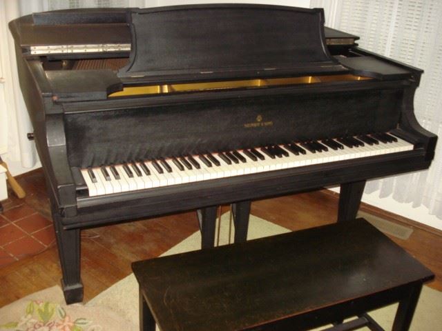 Steinway, model O, baby grand, made in 1918, serial #191172