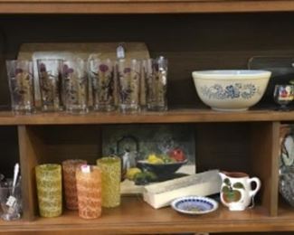 Great MCM glassware.   