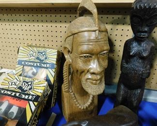 Wooden carved figures