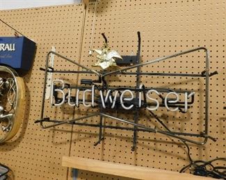 Budweiser neon sign