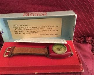 Ingraham Fashion watch.  Popsicle premium.  