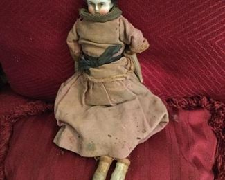 Early China head doll