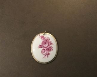 Vintage Rosenthal Porcelain Pendant