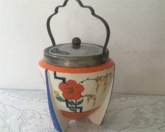 Royal Staffordshire Biscuit Jar.  Sooooo Deco 