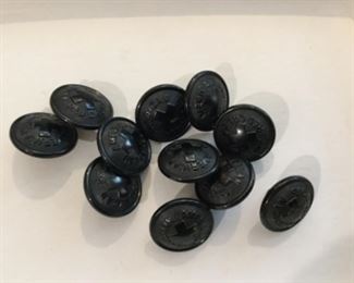 11 Vintage American Red Cross Buttons