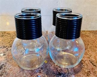 $20 - Set of four small carafes. 4.5"H 