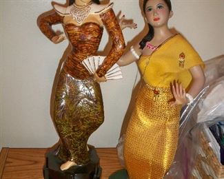 2 -Asian figurines