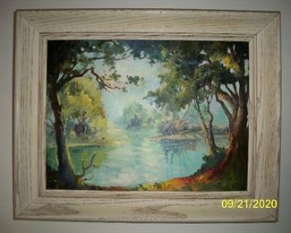 River painting