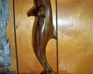 Carved wood Dolphin