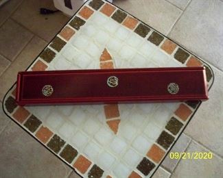 Wood with inlaid of abalone Chop sticks box