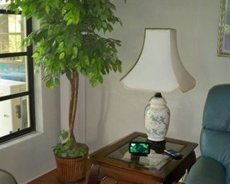 Faux Silk Tree, Broyhill furniture End Table