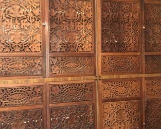 Carved screens