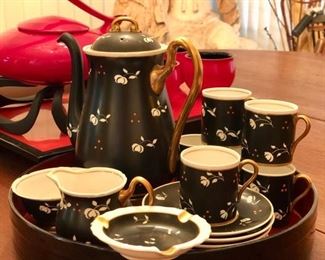 Vintage Shelley China Demi Tasse Coffee set 