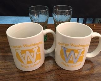George Washington High School mugs.