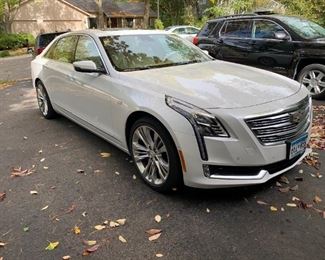 2017 Cadillac CT6 3.0 Twin Turbo Platinum, VIN#1G6KN5R61HU171930, Sedan, 4 D engine: 3.OL V6DI,  Mileage:  2,591. Excellent condition. The gentleman who owned this car was a collector.  $50,900. For immediate sale, call for an appointment at 612-462-2293.