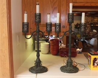 pair oscar bach lamps