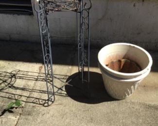 Outdoor items In courtyard