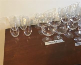 Inside House - glasses sets - crystal