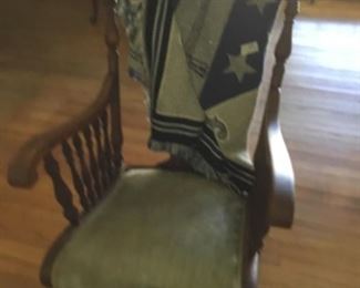 Inside house - vintage rocking chair