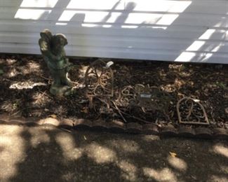 Outside around the house