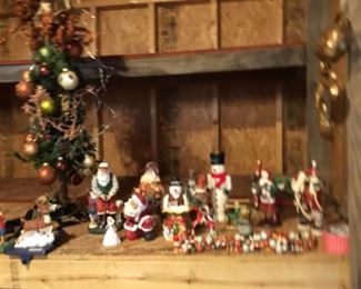 Outside around the house