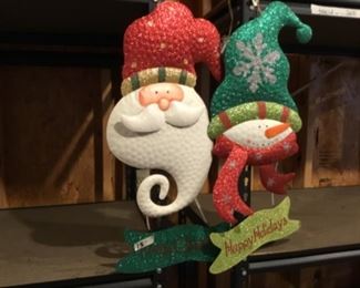 Outside around the house