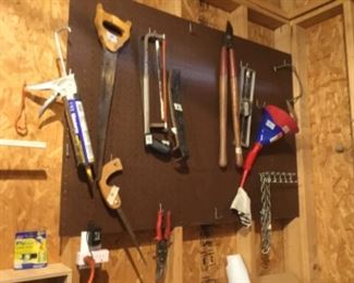 Outside around the house